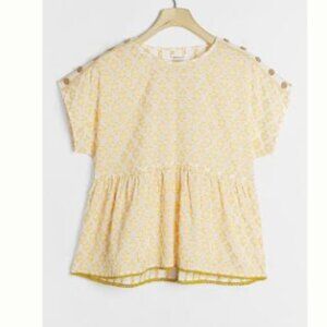 Anthropologie EDITA BABYDOLL BLOUSE